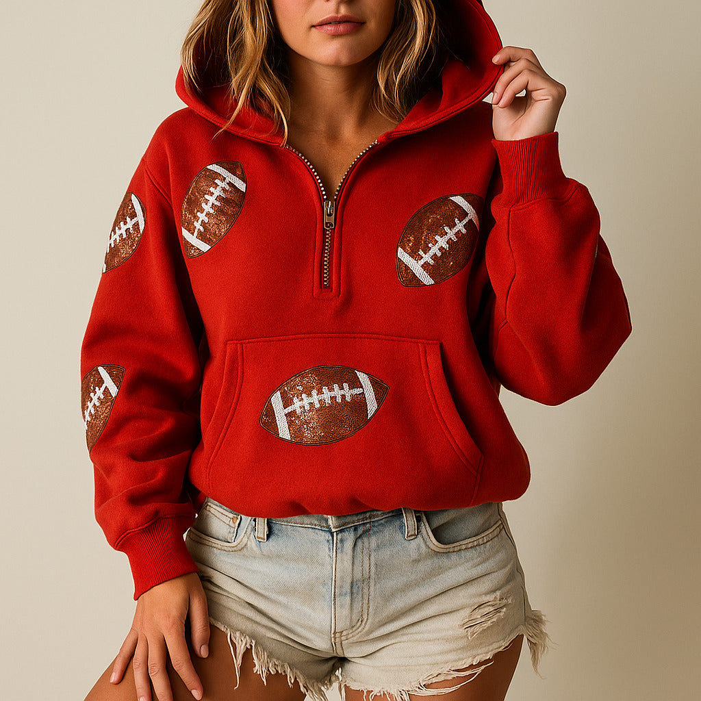 Game Cotton Knit Hoodie