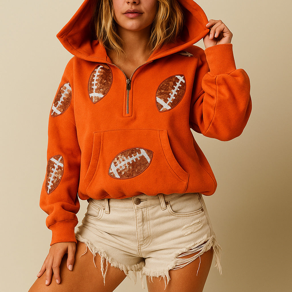 Game Cotton Knit Hoodie