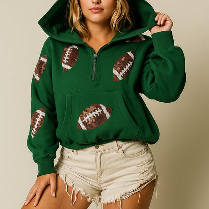 Game Cotton Knit Hoodie
